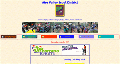 Desktop Screenshot of airevalleyscouts.org