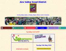 Tablet Screenshot of airevalleyscouts.org